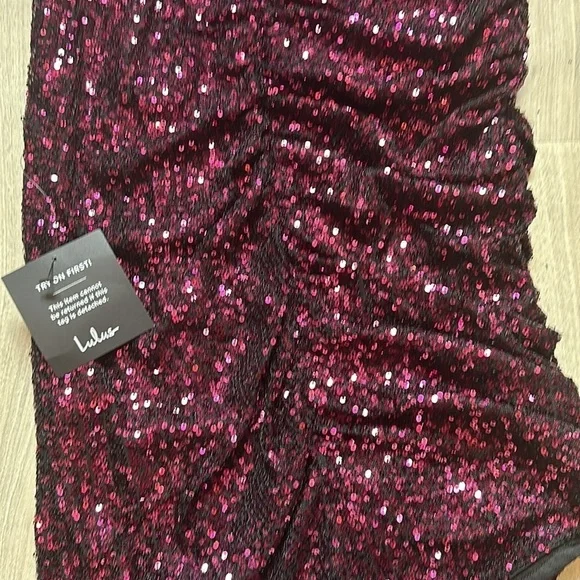Lulus medium formal sequins mini dress - Picture 7 of 7
